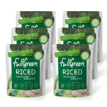 Fullgreen Riced Cauliflower and Broccoli 100 Veg shelfstable no preservativ