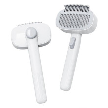 Pet Hair Remover Brush - RetractableComb & Adjustable Teeth for FastDeshedding, Tangle Removal, GentleGrooming on Dogs, Cats