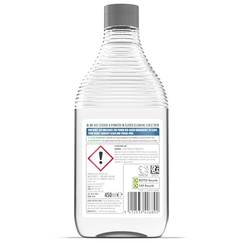 Ecover Ecover Dishwasher Rinse Aid, Sparkling Dishes & Quick Drying Action 1