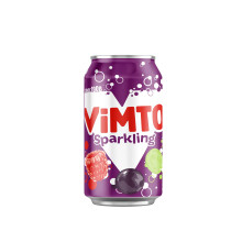 Vimto Fizzy Fruit Juice Drink – Blackcurrant Grape Raspberry – 6 x 33