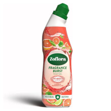 Zoflora Fragrance Burst Toilet Cleaner Gel, Caribbean Grapefruit & Lime, Odour C