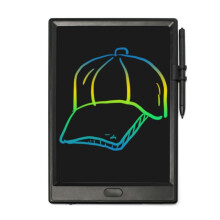 10 inch LCD-schrijfbord voor kinderen, handtekenbord, stijl: zwart kleurrijk
