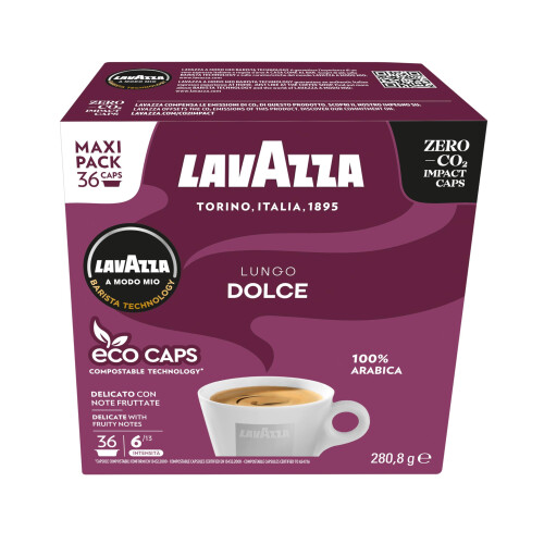 Lavazza Lavazza A Modo Mio Lungo Dolce, 36 Coffee Capsules 1