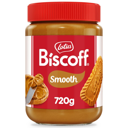 Biscoff  Sweet spread  Smooth  Caramelised biscuit flavour  Vegan  Nut free