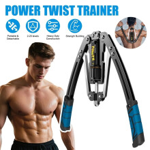 10-200kg Power Twister Hydraulic Chest Expander Arm Trainer Resistance BLUE