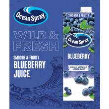 Ocean Spray Blueberry Fruit Juice Drink 1L Carton Vitamin C High in