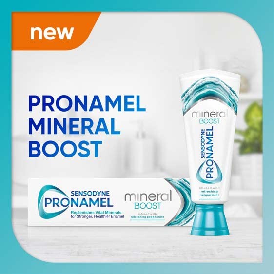 Sensodyne Pronamel Toothpaste Mineral Boost, Fluoride Toothpaste for ...