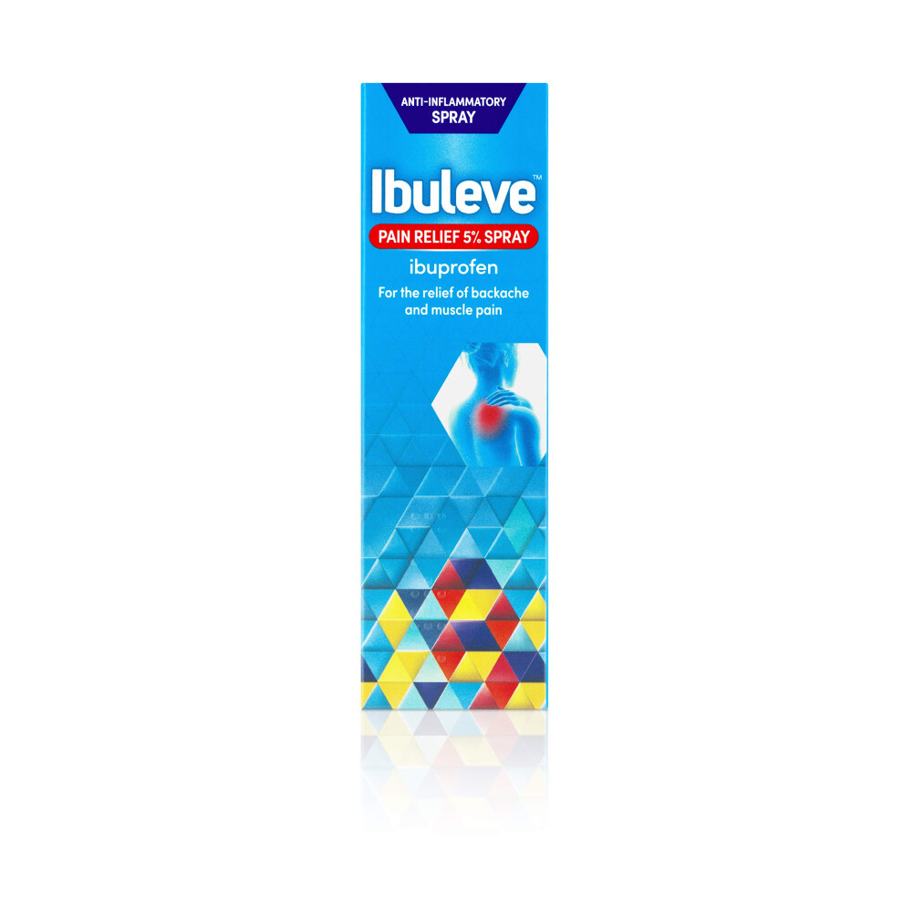 Ibuleve Pain Relief 5% Ibuprofen Spray, Anti-Inflammatory Relief For