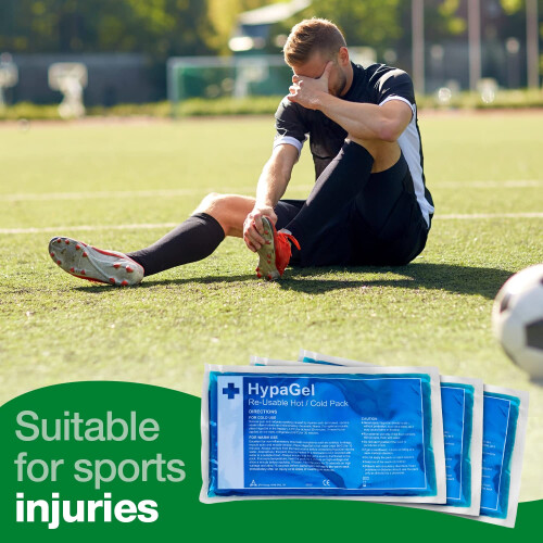Safety First Aid HypaGel Hot/Cold Pack (3 Pack) | Reusable 2