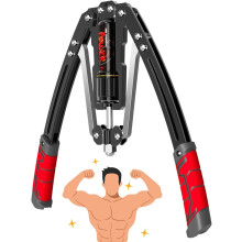 10-200kg Power Twister Hydraulic Chest Expander Arm Trainer Resistance RED