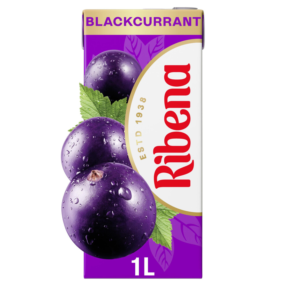 Ribena Blackcurrant Juice Drink 1L Carton – Real British