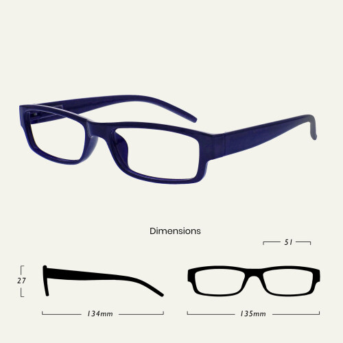OPULIZE Reading Glasses +2.5 (Pack of 3) 2
