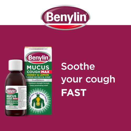 Benylin Mucus Cough Max Honey & Lemon, 150ml 2