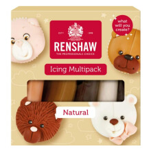Renshaw Natural Colours Just Roll With It Fondant Icing Multipack 5 x 100 g