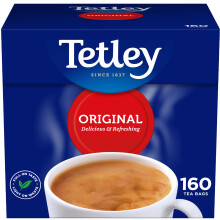 Tetley Original Black Tea Bags - Full Flavoured British Brew - Perfect for Break