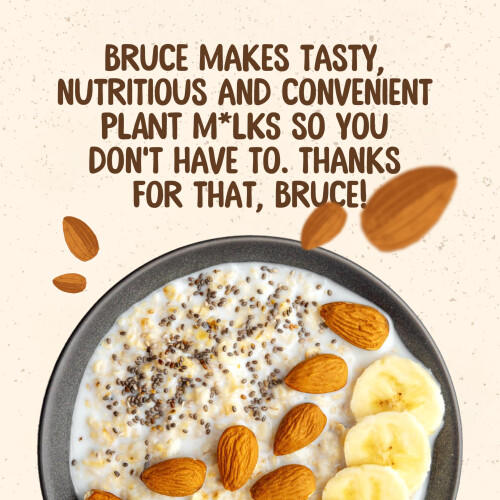 Nutty Bruce - Unsweetened Activated Almond & Coconut Milk - Certified 2