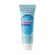 TePe Daily Toothpaste, mild Peppermint Flavour, Gentle Everyday Toothpaste to Pr