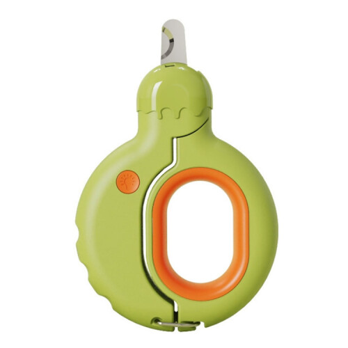 Coupe-ongles pour chiens et chats avec éclairage LED (vert)