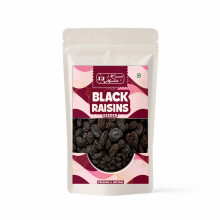 J J crunch N munch Black Raisins 100 Gram | Premium Quality Naturally Dried Seedless Black Grapes | Kali Kishmish | Sweet & Juicy Dried Fruit | Ideal