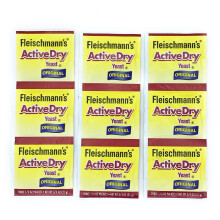 Fleischmann's Yeast, Active, Dry, 0.75-Ounce Packet (Pack of 9)
