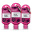 Palm Safe Black Cherry Hand Sanitiser 3 Pack 60ml - Kills 99.9% Viruses 2