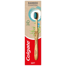 Colgate Bamboo Charcoal Soft Bristles Manual Toothbrush 1 Piece -