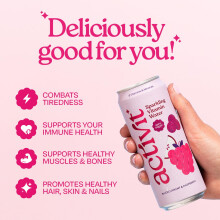 Activit Sparkling Flavoured Vitamin Water Blackcurrant Apple  Raspberr