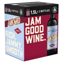 Jam Shed Shiraz Wine 12.5% ABV | 1.5l | Boxed Wine | Rich, Jammy &