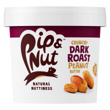 Pip & Nut - Ultimate Crunchy Dark Roast Peanut Butter (1kg) | Natural Nut Butter, No Palm Oil, No Added Sugar, Hi-Oleic Peanuts