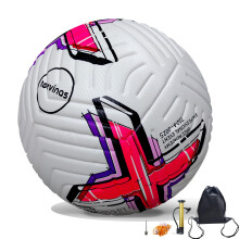 Fußball Größe 5 mit Pumpe und Nadel, wasserdichtes PU, professioneller Trainingsball + Aufbewahrungstasche