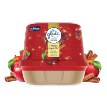 Glade Fragranced Bathroom Gel Air Freshener, Discreet Odour Eliminator Infused with Essential Oils, Limited Edition Christmas Air Freshener