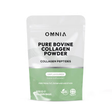 Omnia Pure Bovine Collagen Peptides Powder, 50 Servings, Packed with