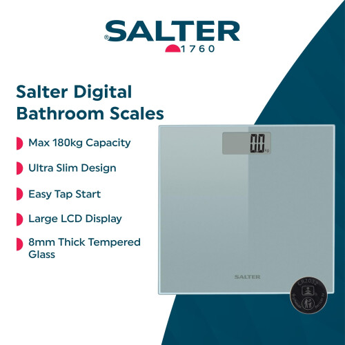 Salter Salter Digital Bathroom Scale, 180kg, High Precision 2