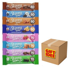 Skinny Bars Mix Bundle ? 24 High-Fibre Chocolate Bars, 471g Assorted Skinny Treats ? Perfect Sweet Hamper from Gift idee?