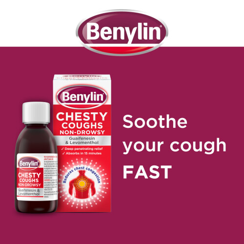 Benylin Chesty Cough Syrup 150ml - Non-Drowsy 2