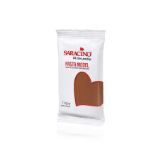 Saracino Sugar Paste Model Brown Modelling Paste 1 kg Gluten Free Made in Italy
