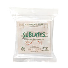 Sublates Plant-Based Edible Oblate/Oblaat Gel Film Wrap | UK alternative to Blate Papes | 100 Pieces | Flavourless Pouches For Taking Supplements and