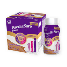 PaediaSure Shake Ready-To-Drink Bottles, 4 x 200ml, Chocolate Flavour, Supplemen
