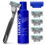 Harry's Harry's Plus - Starter Set for Men (Black) - Premium Handle with 5 Razor Refills 1