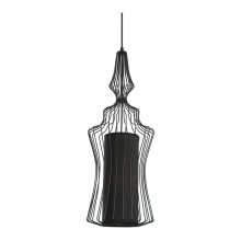Pendelleuchte Metall E27 Hängelampe Deckenleuchte Schwarz Modern Künstlerisch Designer Stil Dekorativ Ambientebeleuchtung – Ohne Leuchtmittel