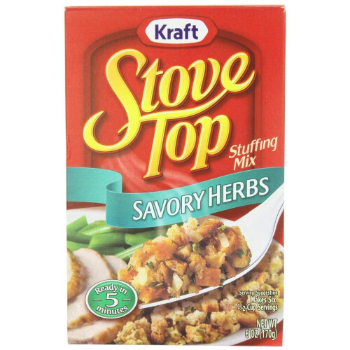 Stove Top Savory Herb Stuffing Mix (Pack of 3) 6 oz Boxes