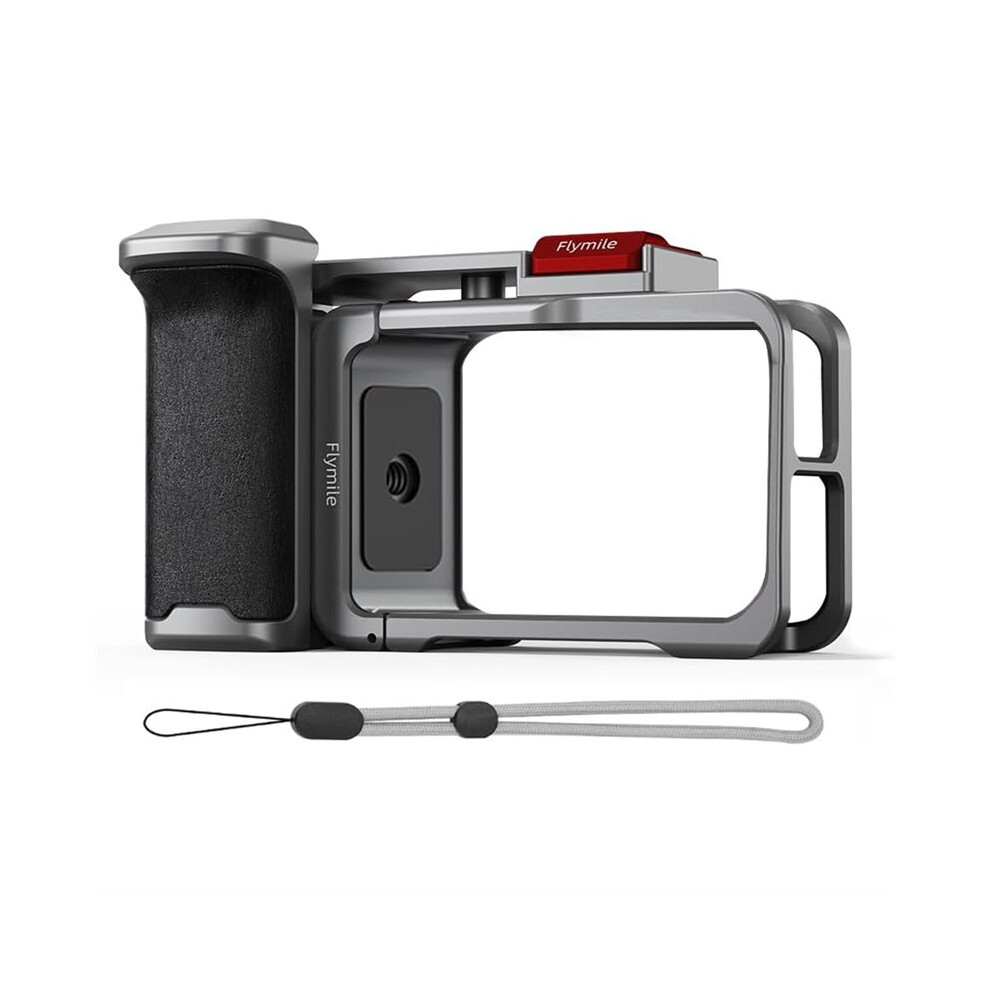 Flymile Handle Grip Kit For Action 5 Pro, With Action 5 Pro Cage, Street Photography Quick Release Holder Mount, Cold Shoe 6033013532620