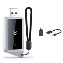 Wireless CarPlay Adapter for Car CarPlay AI Box Wired CarPlay to Wireless Carplay WiFi Control