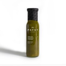 Payst Ginger and Sweet Green Chilli Sauce. Fresh, Handmade in London, Thai dipping sauce. 250ml
