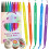 FUNSHOWCASE 10 Edible Markers Basic Dual-sided Fine and Brush 1