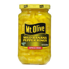 Mt. Olive Mild Banana Pepper Rings 355ml (Pack of 3)