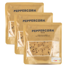 M&S Marks & Spencer Peppercorn Ready-To-Use Sauce Pouches, With Brandy & Butter, Perfect with Steak - Set of 3 x 200g (600g)