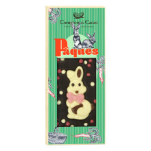 Comptoir du Cacao Dunkle Schokolade Osterbar Hase 90g
