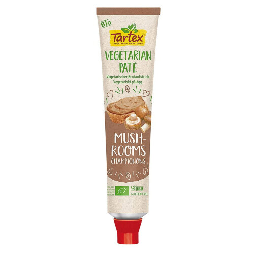 (2 Pack) - Tartex - Yeast Pate With Mushrooms | 200g | 2 PACK BUNDLE