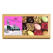 Comptoir du Cacao Praline Domes Squares Assortment 162g